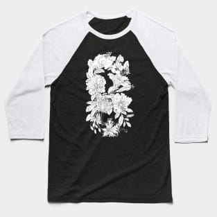 Hibiscus Infinity Design Baseball T-Shirt